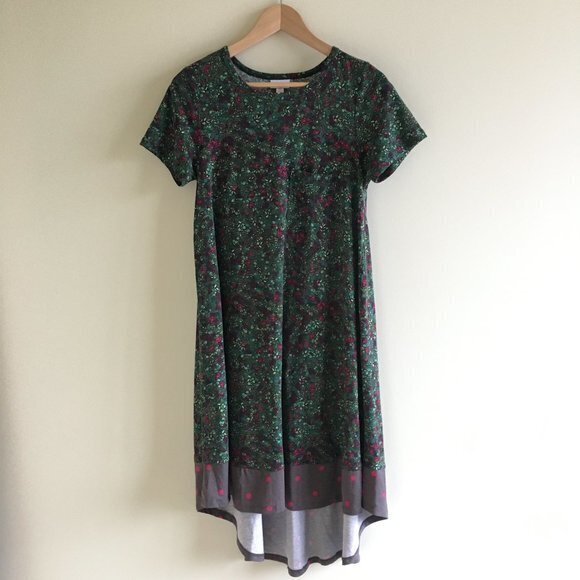 Lularoe Carly Floral‎ Print high low Dress Size XS - Picture 1 of 5
